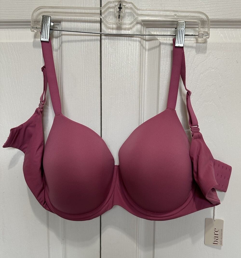 NWT BARE NECESSITIES Favorite Tshirt Bra, Molded Seamless Underwire Beige 38DD